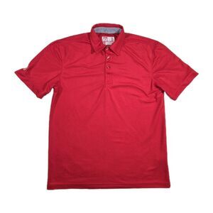 Chick-Fil-A Employee Oobe Polo Uniform Shirt Red Work Mens Large